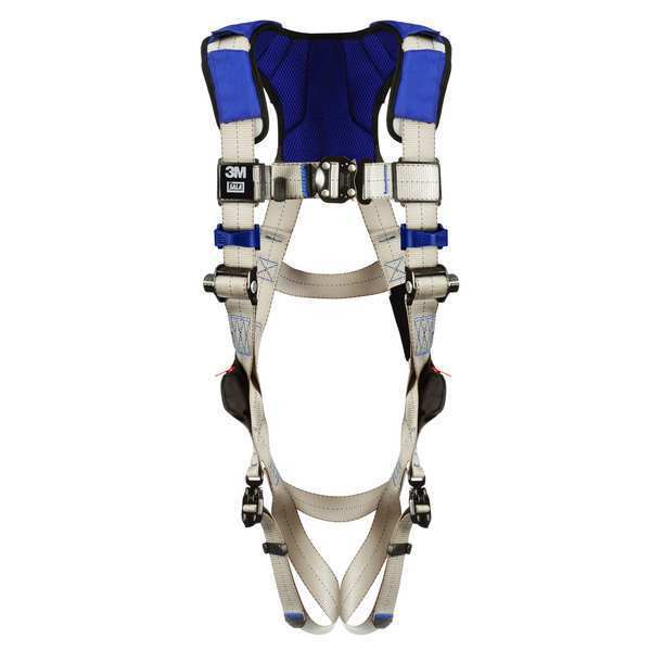 Harness, Vest Style, XL, Polyester, Gray