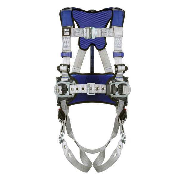 Harness, Vest Style, M, Polyester, Gray