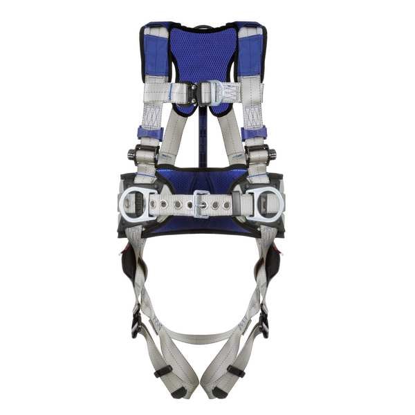 Harness, Vest Style, S, Polyester, Gray
