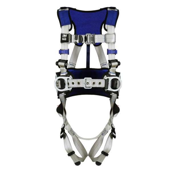 Harness, Vest Style, 2XL, Polyester, Gray