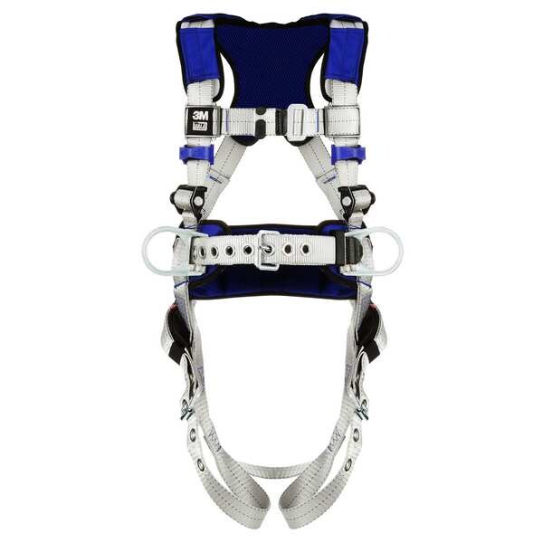 Harness, Vest Style, L, Polyester, Gray