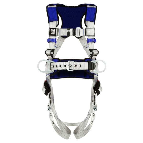 Harness, Vest Style, M, Polyester, Gray