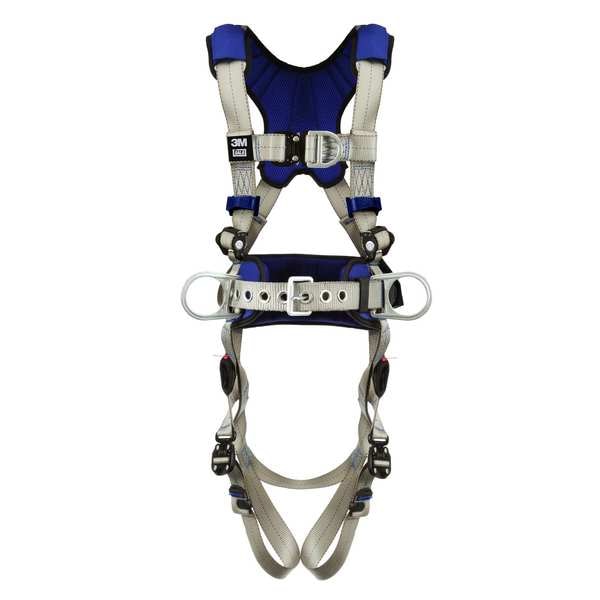 Harness, Vest Style, M, Polyester, Gray