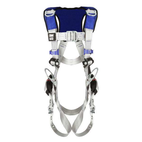 Harness, Vest Style, 2XL, Polyester, Gray