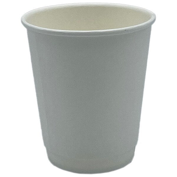 Disposable Hot Cup, 8oz, White, PK500