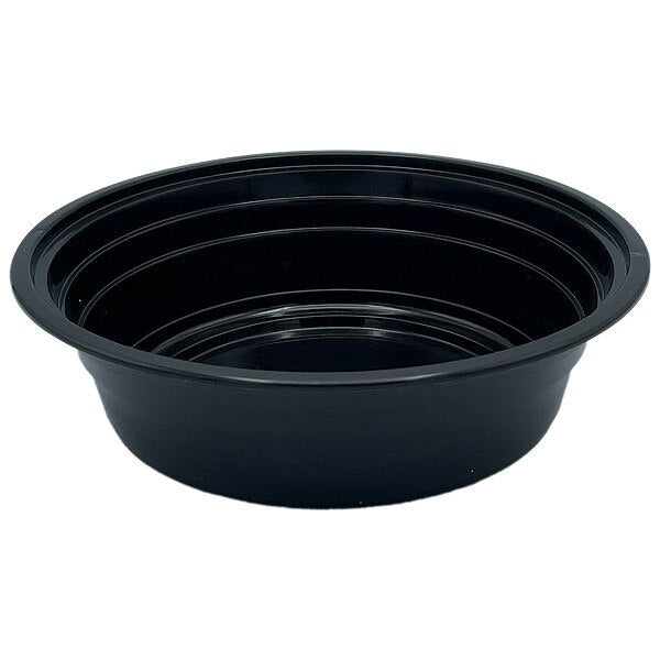 Disp Carry-Out Ctnr, 32 oz, BK/CLR, PK150