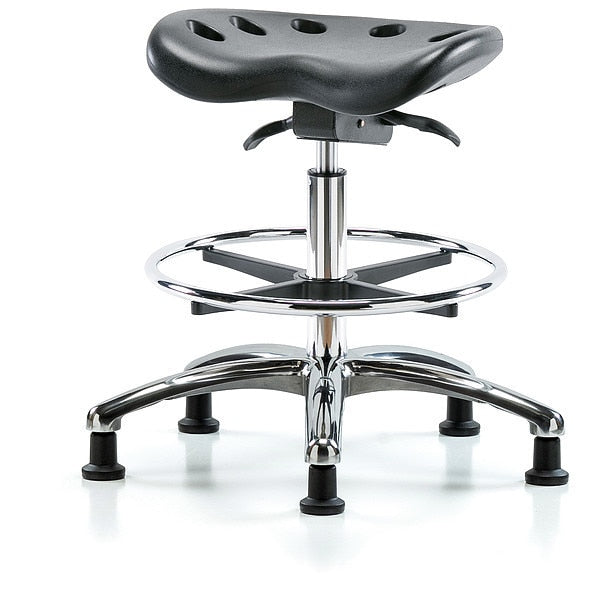 ESD Tractor Stool, 300 lb Cap., Black