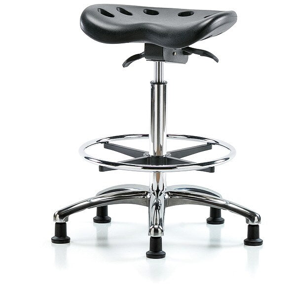 ESD Tractor Stool, 300 lb Cap., Black