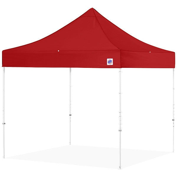 Portable Shelter, Red, 8 ft W, 8 ft L
