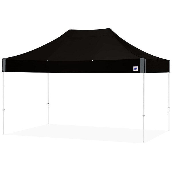 Portable Shelter, Black, 10 ft W, 15 ft L