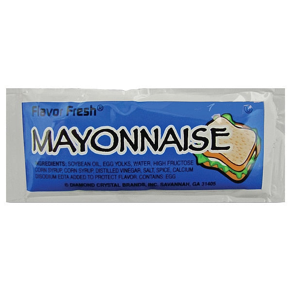 Mayonnaise, 0.32 oz, 200 Ct, PK200