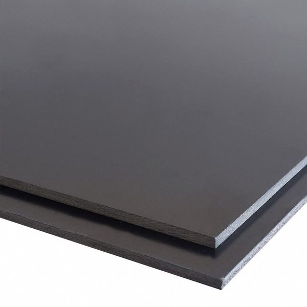 Fbrglass Epoxy Lam Sht, 0.375in, Blk
