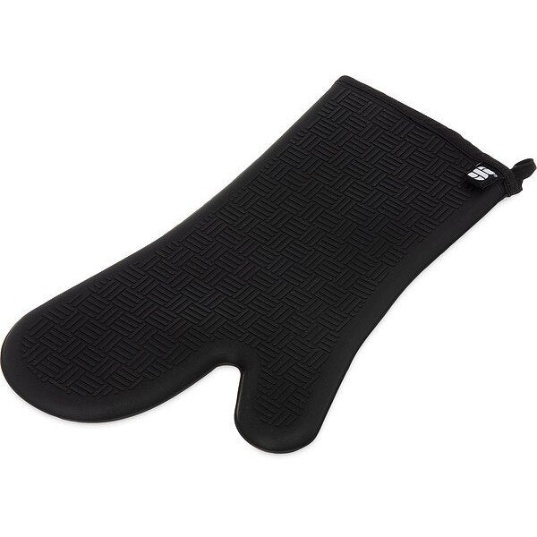 Oven Mitt, Silicone, Black
