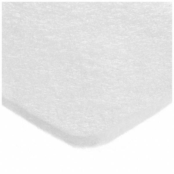 Polyester Filter Felt, Shape Sheet, 3 ft L