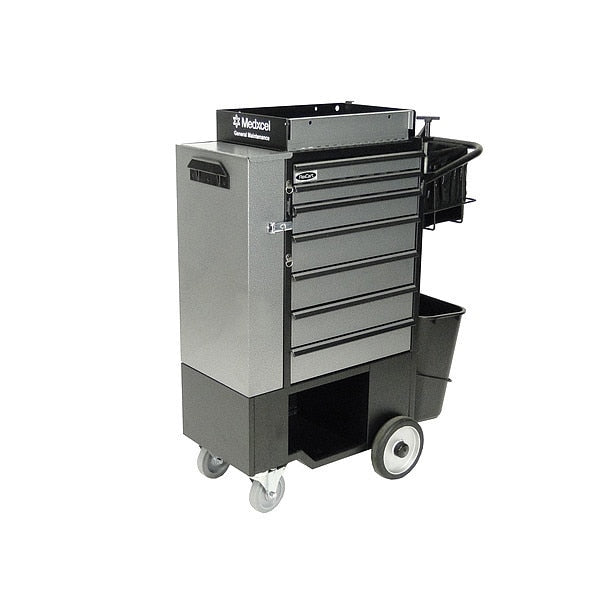 Gen. Maintenance Cart, Black, Medxcel