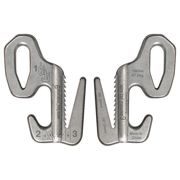 Rope Tightener, 3-1/2 In., Aluminum, Silver
