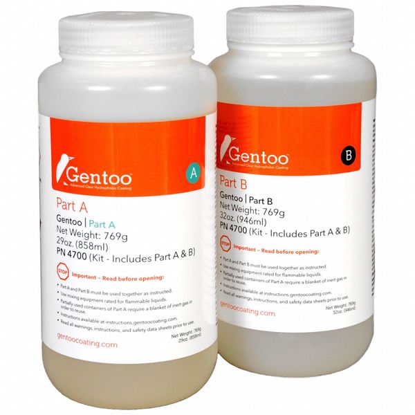 Gentoo Part A/B, Clear, Bottle, 32 oz, PK2