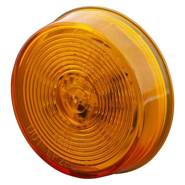 Lamp, Optic Lens, LED, 2.5 In., Yellow