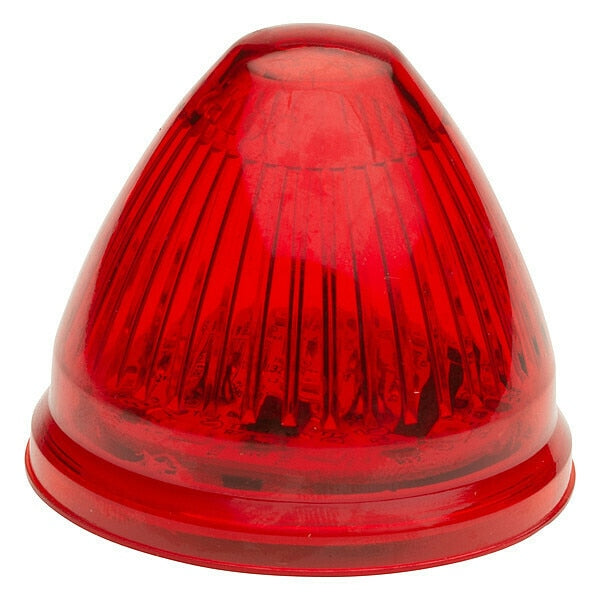 Marker Lamp, LED, Beehive, 2 In, 9 Diode, Red