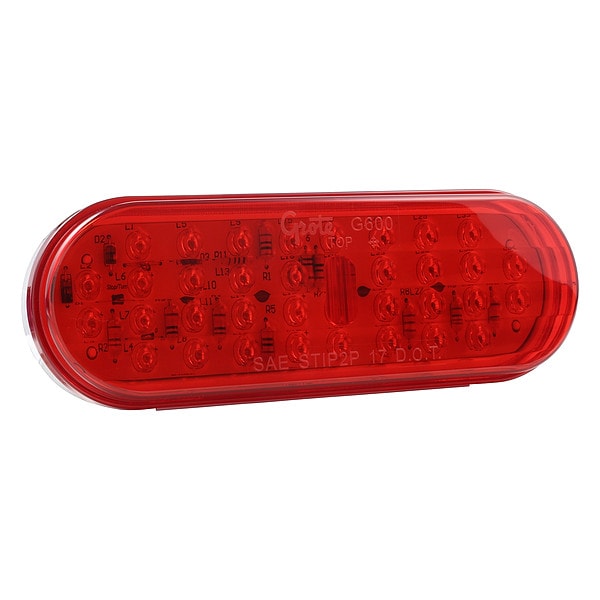 56-Diode, Oval Stop/Tail/Turn LED Lamp