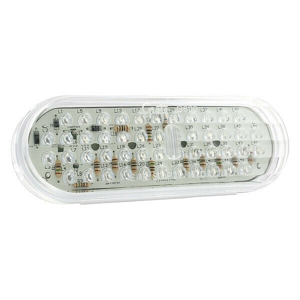 Stop/Tail/Turn Lamp, 56-Diode, LED, Yellow