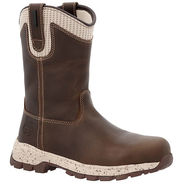 Size 9 Women Wellington Boot Alloy Wellington Boot, Dark Brown