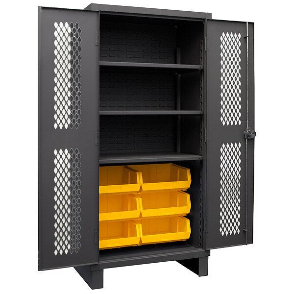 Super Duty Bin Cabinet, 48 in W, 78 in H, 24
