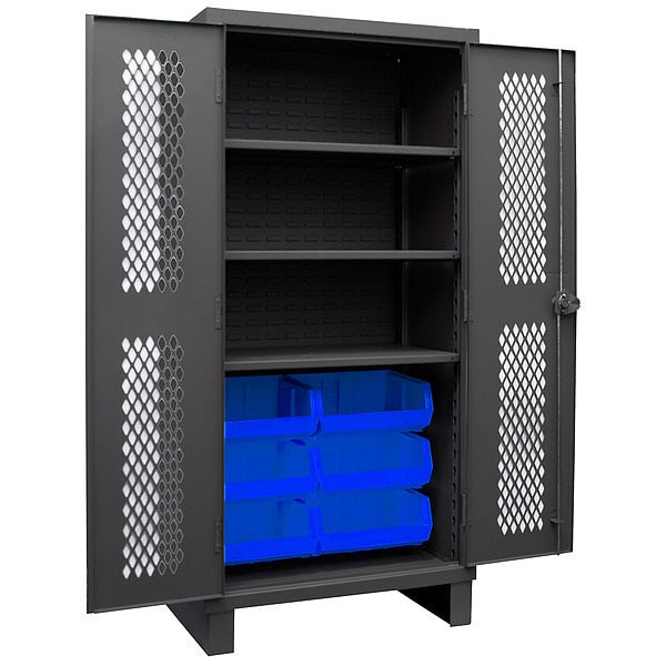 Super Duty Bin Cabinet, 36 in W, 78 in H, 24
