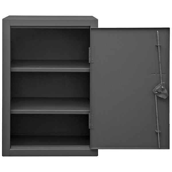 12 ga. Heavy-Duty Steel Storage Cabinet, 24 in W, 36 in H, Stationary