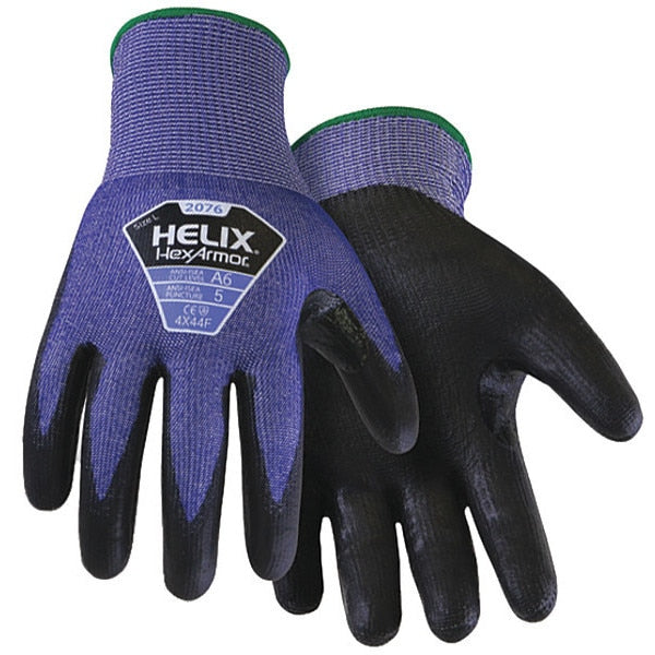 Cut Resistant Coated Gloves, A6 Cut Level, Polyurethane, 3XL, 1 PR