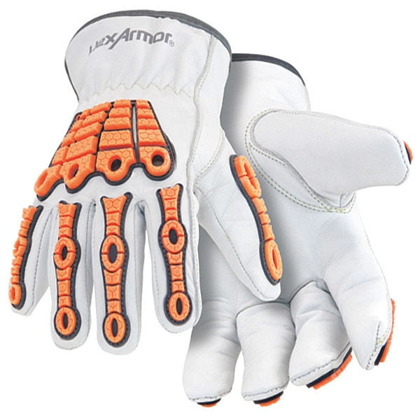 Cut Resistant Impact Gloves, A5 Cut Level, Uncoated, XL, 1 PR