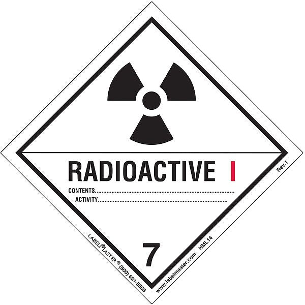 DOT Container Placard, Label 4