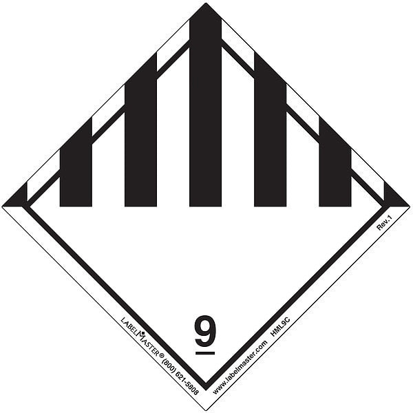 DOT Container Placard, Label 4