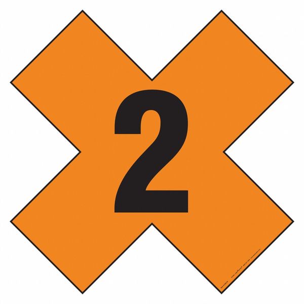 DOT Container Placard, Magnetic Vinyl