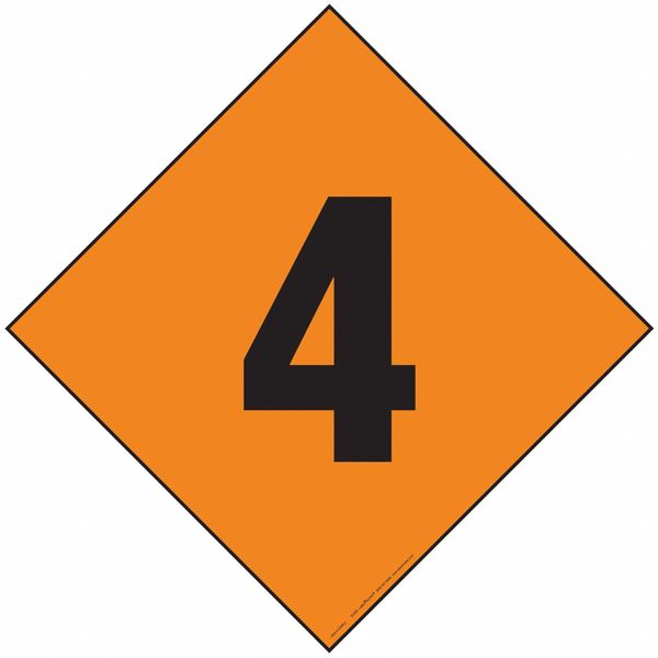 DOT Container Placard, Plastic-Lite