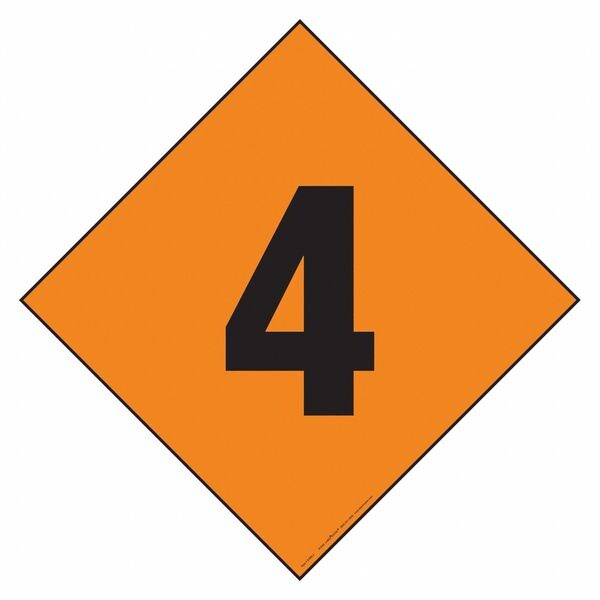DOT Container Placard, Reflective Sheet