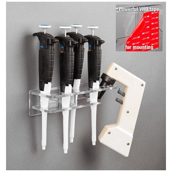 Pipette and Pipette Filler Bracket, PETG