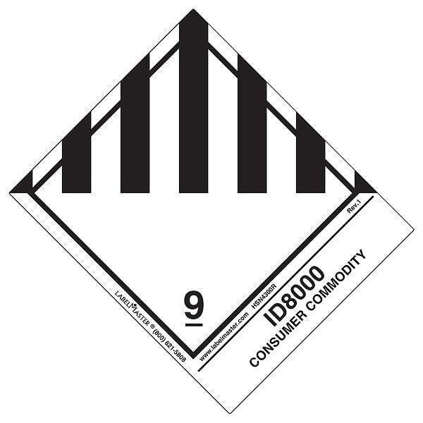 Misc Dangerous Goods Lbl, 100mmx120mm, 500