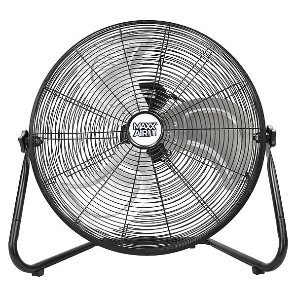 Floor Fan, Air Circulator, Air Mover 20 in. Non-Oscillating, 120 V, 1,500 / 2,050 / 2,250 CFM