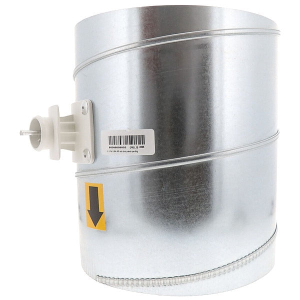 Bypass Damper, Gr/Rd/Steel, 10 in. Dia.