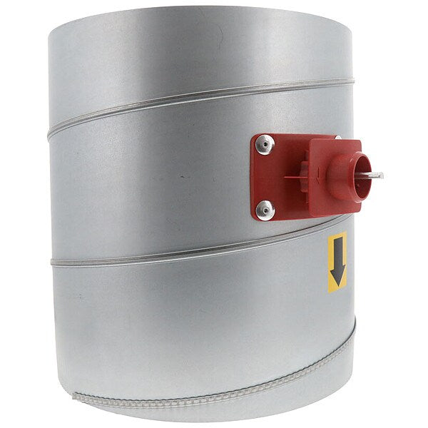 Bypass Damper, Gr/Rd/Steel, 12 in. Dia.