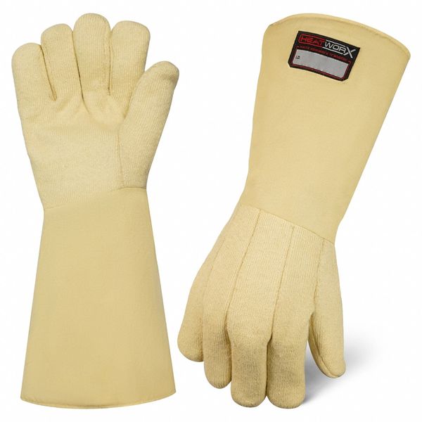 Heat Resistant Glove, Beige, L/XL, PR