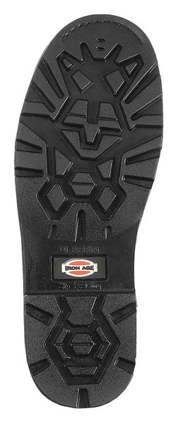 Work Boots, Comp, 8In., Brw, 10W, PR