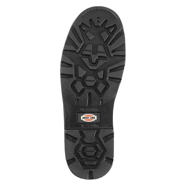 Work Boots, Comp, 8In., Brw, 7M, PR