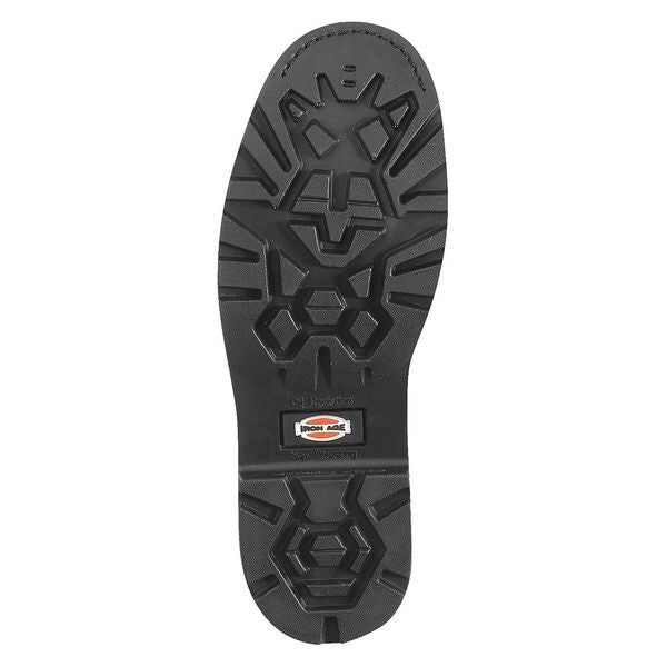 Work Boots, Comp, 6In., Brw, 13M, PR