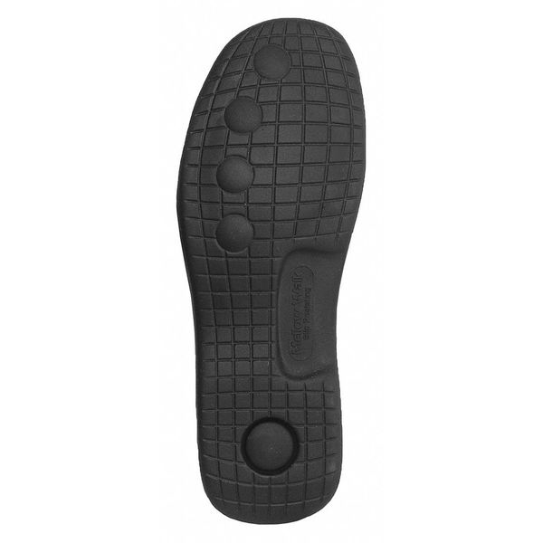 Size 8 Women's Loafer Shoe Steel Work Shoe, Black