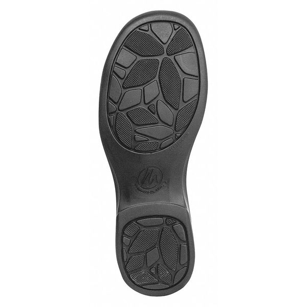 Size 9 Women's Oxford Shoe Steel Work Shoe, Black