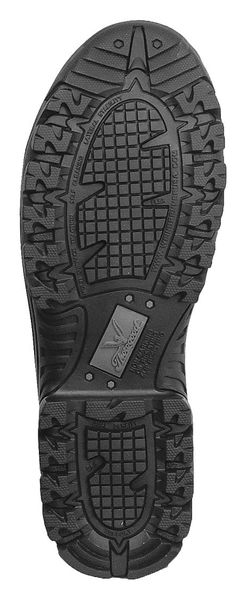 Size 6W Men's 8 in Work Boot Composite Work Boot, Black