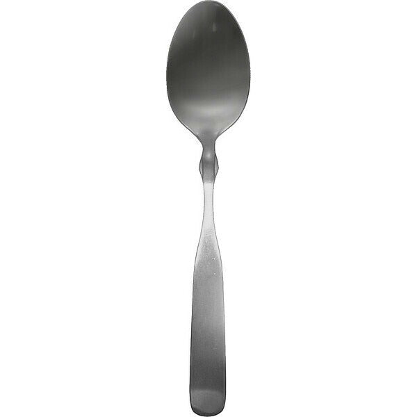 Teaspoon, 6 3/8 in L, Silver, PK12