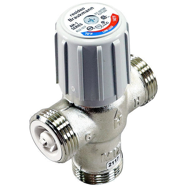 AM-1 SERIES LEAD FREE MIXING VALVE, 1/2
